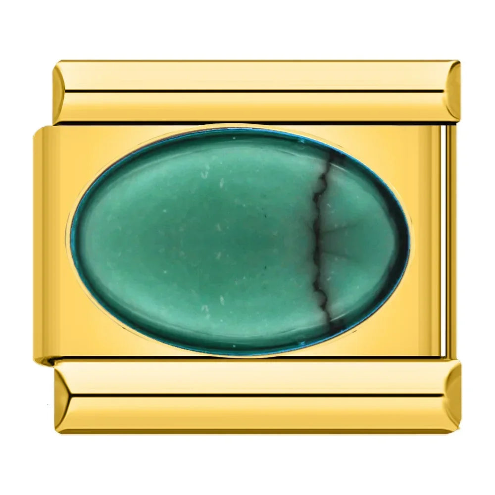 green pebble