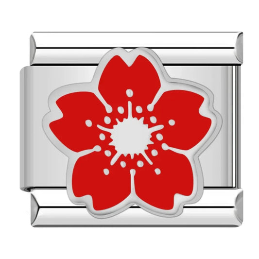 red flowers